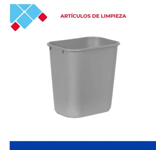 cesto para basura rectángular