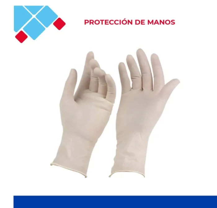 guante desechable de latex