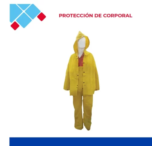 juego impermeable con capucha